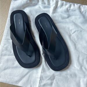 The Row Ginza Sandal in Suede